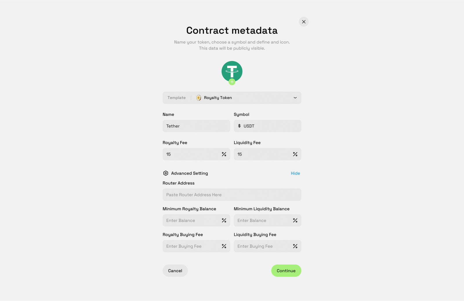 Desktop - Create a Token -_ Contract Metadata