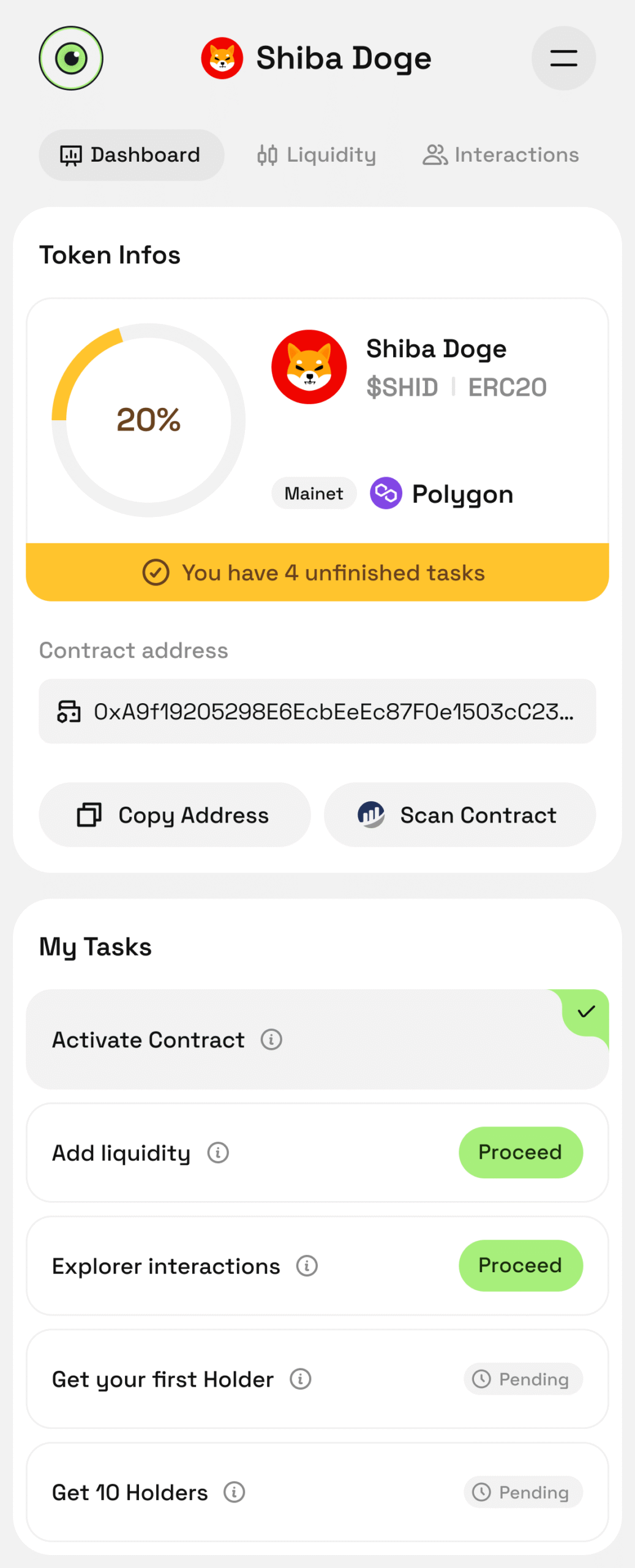 Mobile - Tokens -_ Dashboard